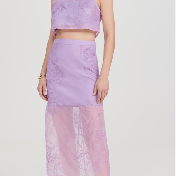 Cinq à Sept Etta MIDI Skirt Size 00 NEW - Picture 6 of 8